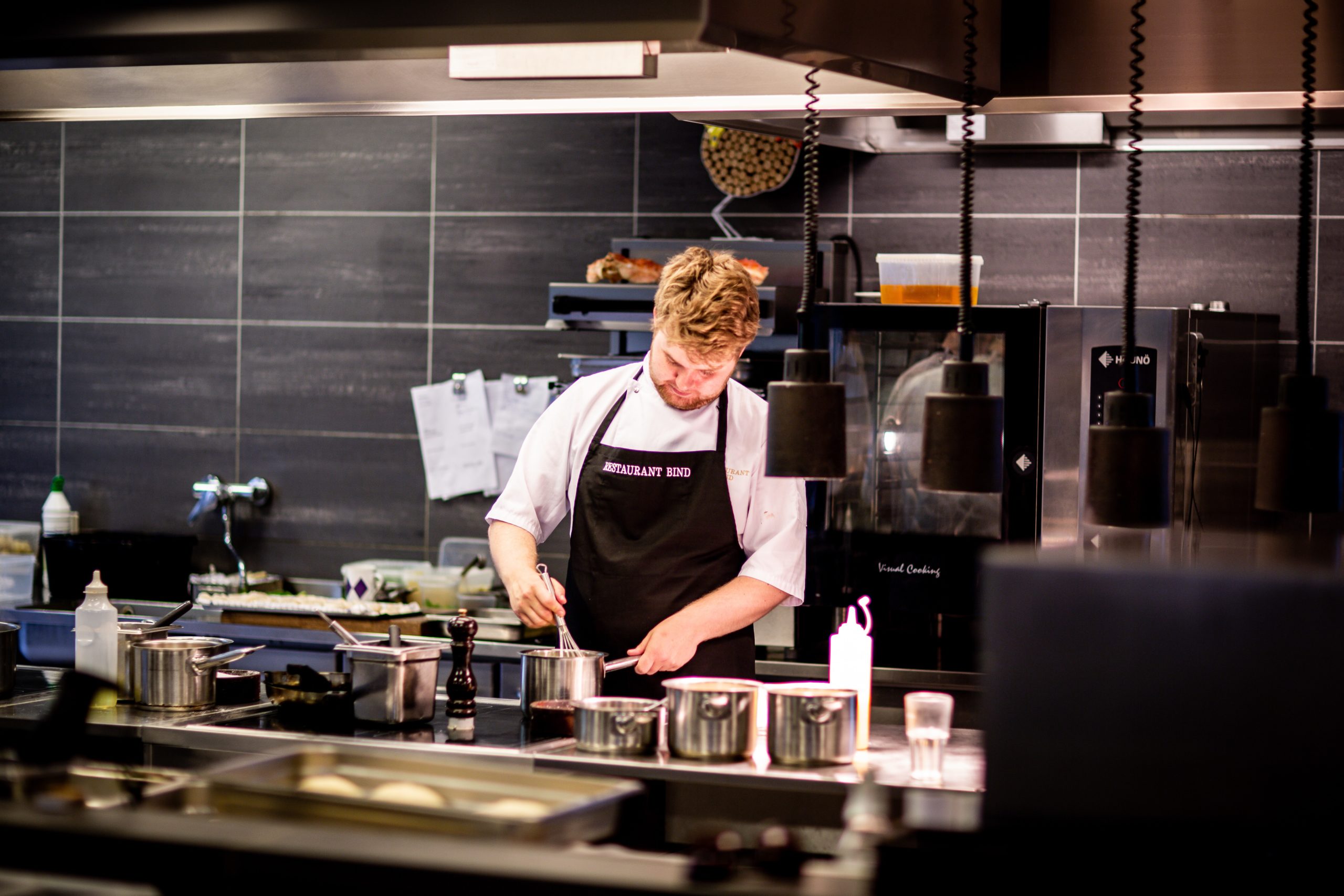 Chef in kitchen