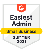 FORM G2 Small Business Easiest Admin Summer 2021 Badge