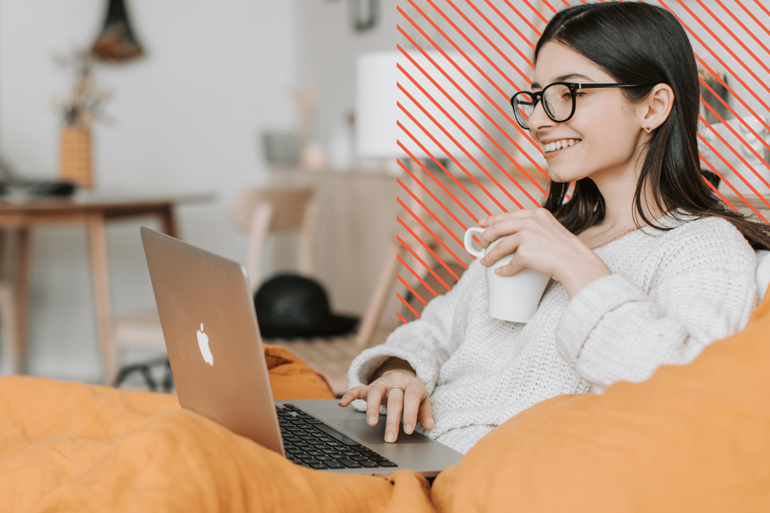 Remote employee enjoying flexible work options at home