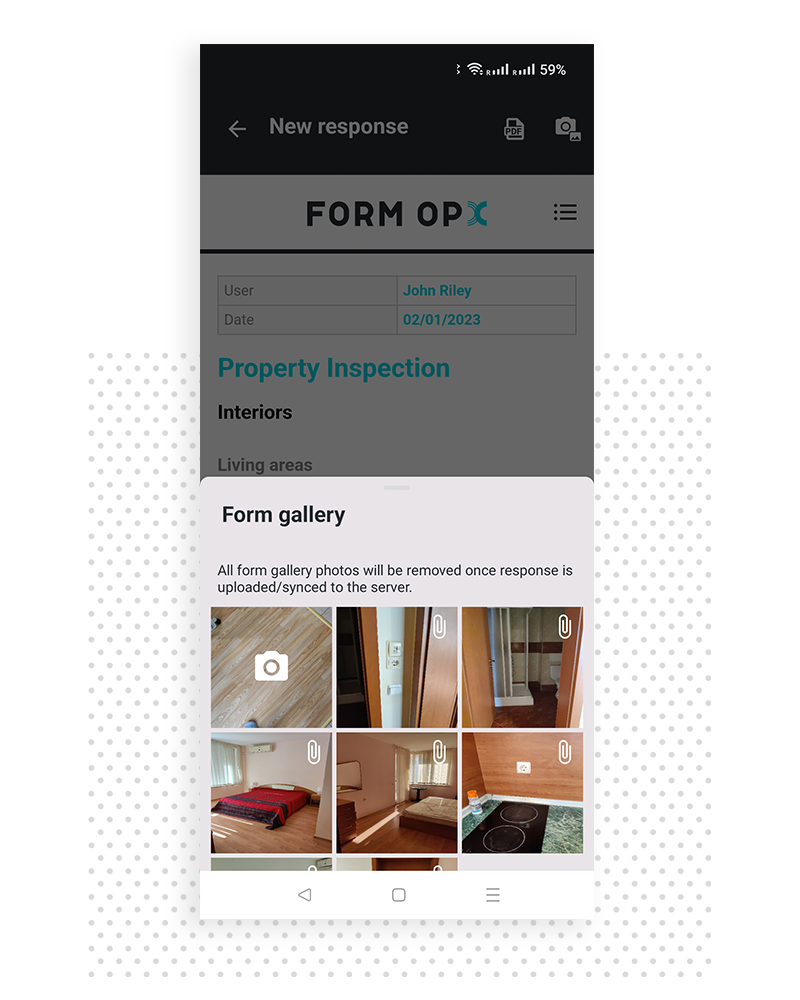 Form Gallery Interface