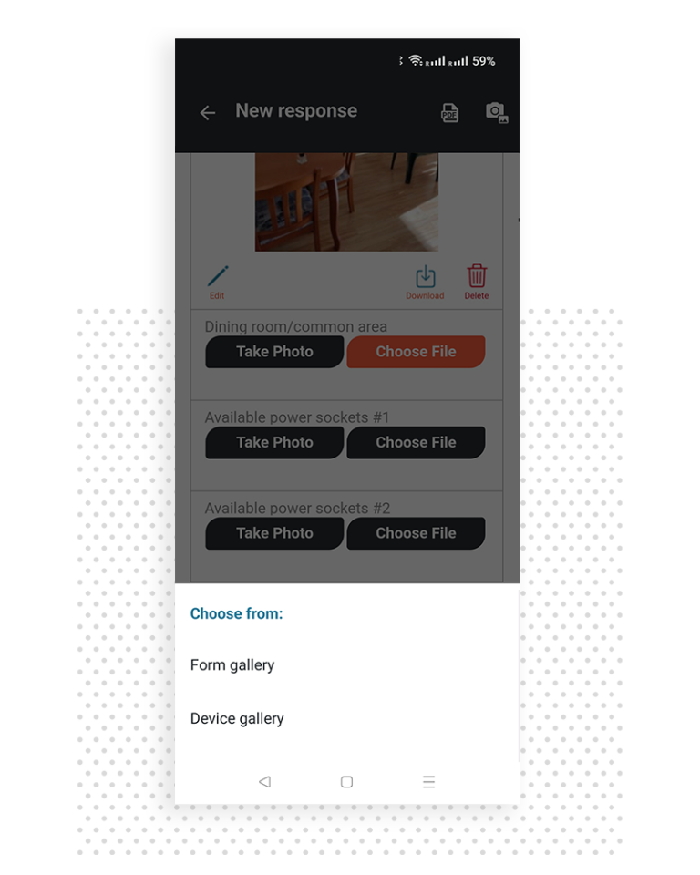 Form Gallery on iOS & Android Apps FORM