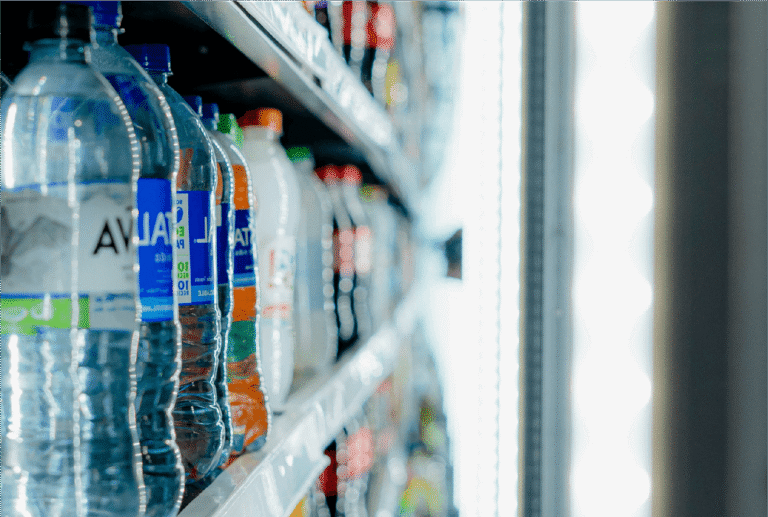 Close-up of retail beverage cans, highlighting the need for SKU-level image classification