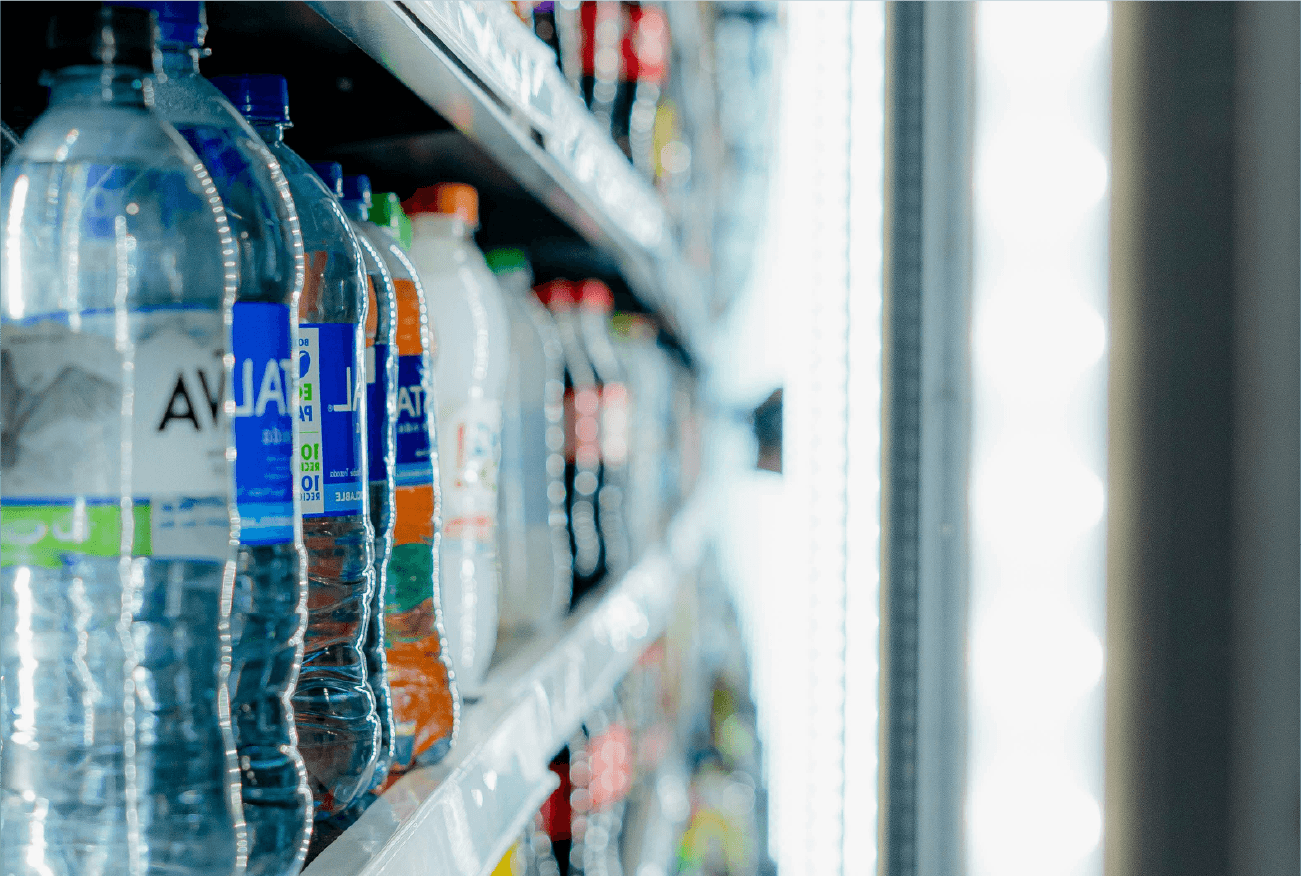 Close-up of retail beverage cans, highlighting the need for SKU-level image classification